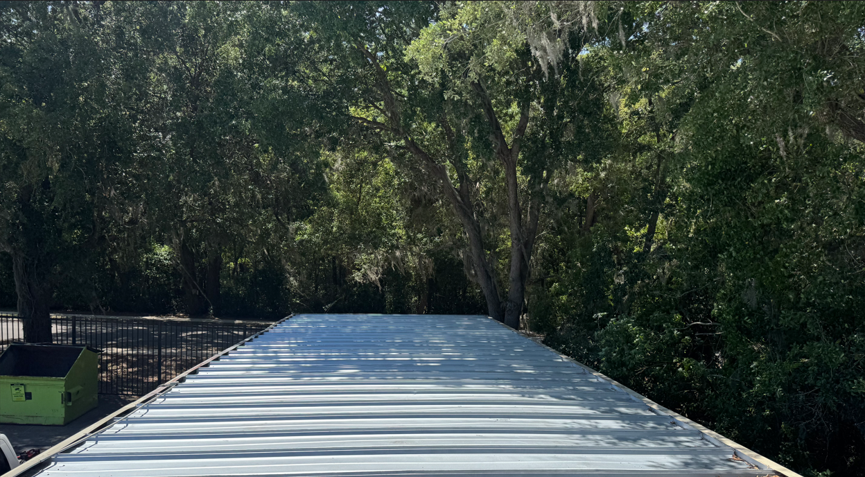 Metal roof replacement after